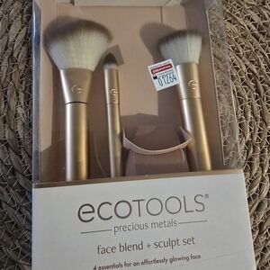 EcoTools Precious Metals Face Blend + Sculpt Set - Gold and White